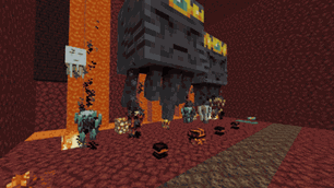 Nether mobs (GIF)