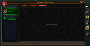 Guild & communities panel player list