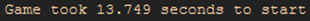 Boot time measured by modern fix