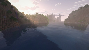 Golden-hour light over the river