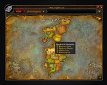 Every dungeon and raid entrance, with retail's icons. Blackrock Mountain lists all four. Static preview.