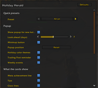 Options Menu