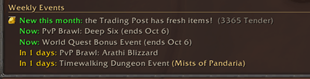 Weekly Events