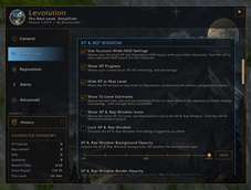 Experience Settings
