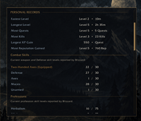 Forever Combat Skills & Professions