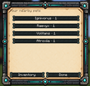 Pet Menu