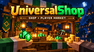 UniversalShop — Shop, Player Market & Auto-Sell / Tienda y mercado