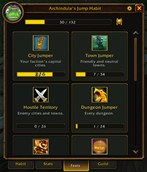 Feats Screen