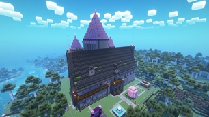 Grand Fantasy Wizard's Tower, placed in the world