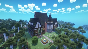 Ivy-Clad Storybook Manor, placed in the world