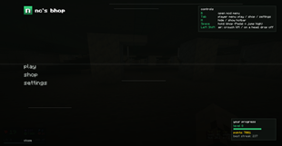 main menu keybind B