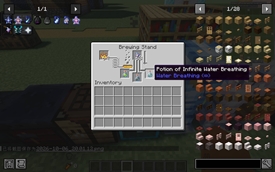 Brew a potion with unlimited duration