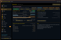 Character details