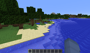 Shoreline before erosion