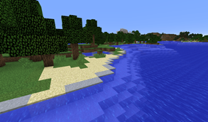 Shoreline after erosion