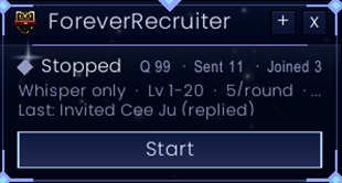 ForeverRecruiter New Interface Minimized