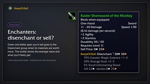 Enchanters: disenchant or sell?