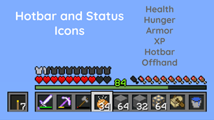 Hotbar and Status Icons
