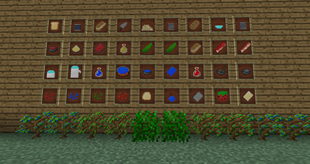 All items and blocks in the game