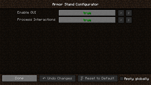 Config Options