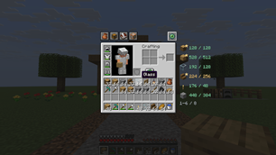 Inventory helpers with Minecraft charm