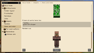 Items and Mobs, 2 of 2