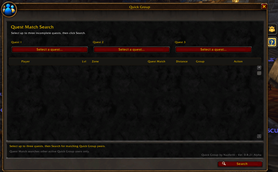 Quick Group — Quest Match Search