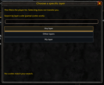 Layer filter