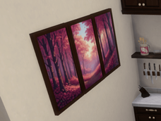 Forest paintings, landscapes in 3 section 🖼️🌲 - SimsUnivers