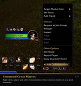 Commend Great Players