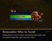Remember Who to Avoid
