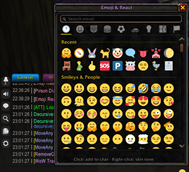 WhatsApp-style emoji panel
