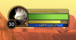 Mana bar under energy