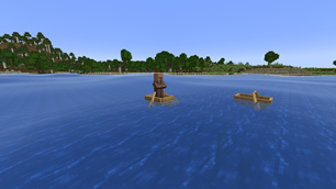 Boats riding the swell
