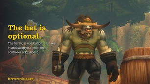 The hat is optional