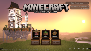 Main menu: Sky Island Elven Fortress by Mafia, Cloudax & Laoevpes