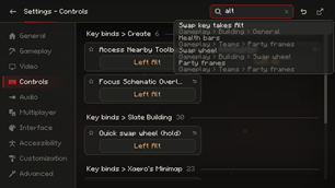 Key binds