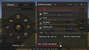 Build menu