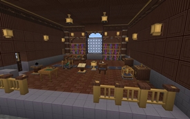 Walnut Library | Biblioteca de nogal