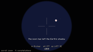 Jupiter through the telescope