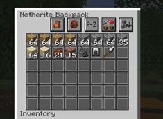 Backpack after sorting