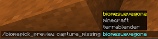 Showcase of preview image capture command