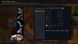Slot buttons and gear sets