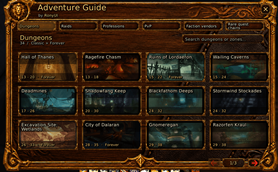 Adventure Guide - Dungeon overview