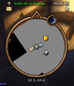 Before: grey minimap