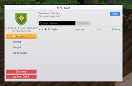 Guild Online Tab