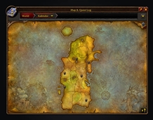Kalimdor on the world map with a Legacy badge on each zone that still has dungeon objectives
