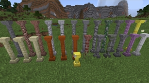 Pillar with low Vanilla Textures