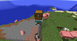 You can place a chest on top of it