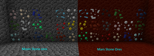 Moon & Mars Stone Ores